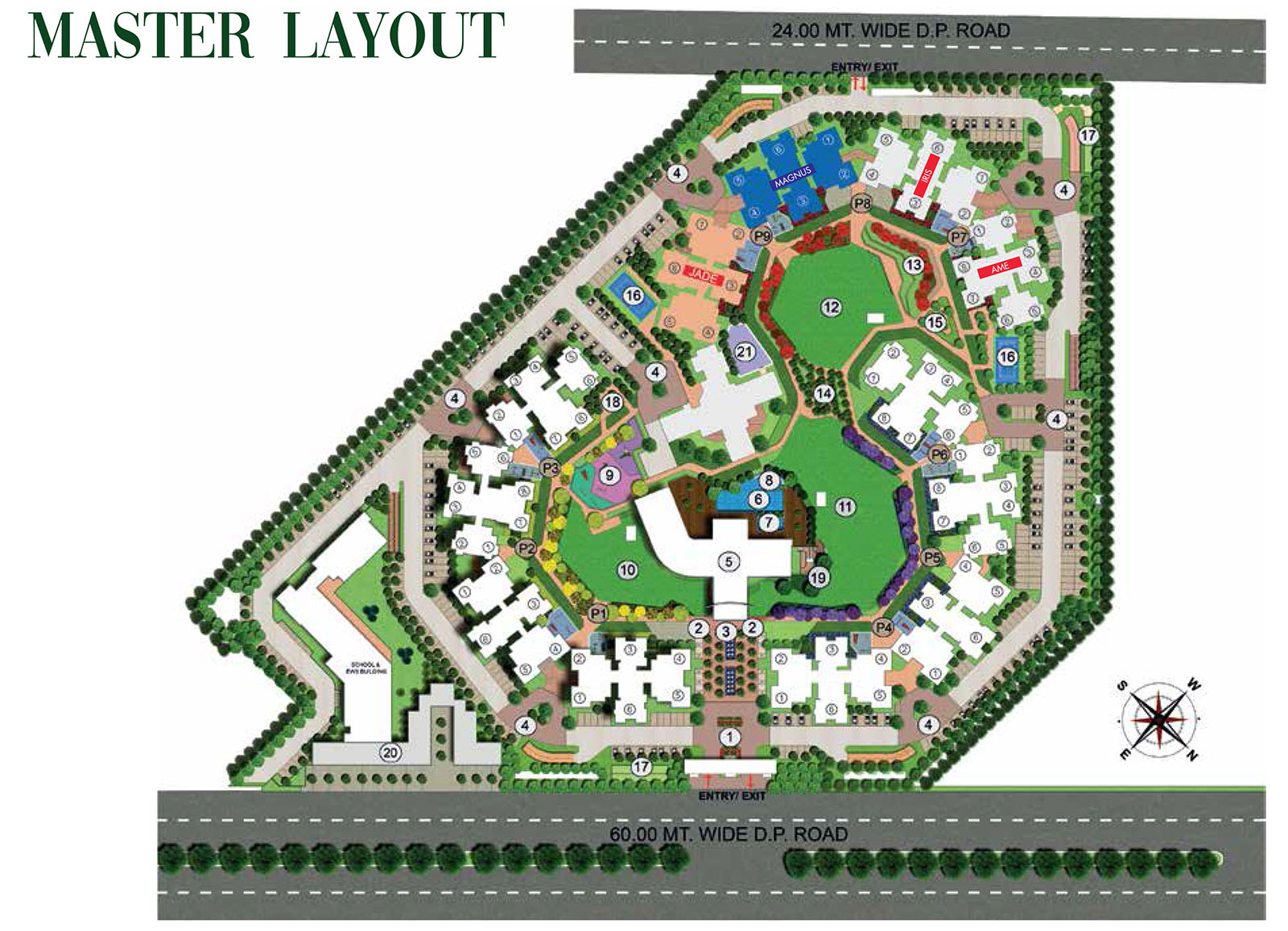 Site Plan of Shapoorji Pallonji Joyville